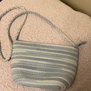 Universal Thread woven purse in different shades of blue